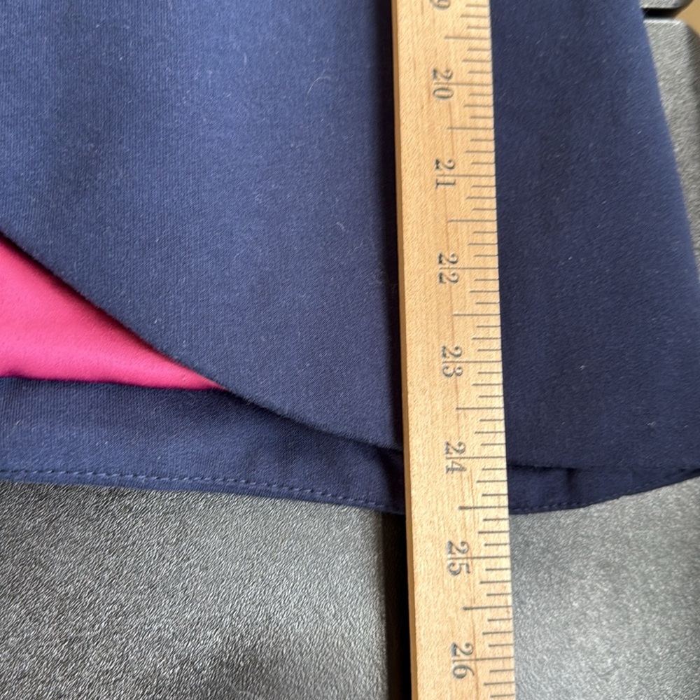 MODCLOTH fine and sandy NAVY ONE BUTTON‎ soft BLAZER JACKET large - Picture 12 of 14